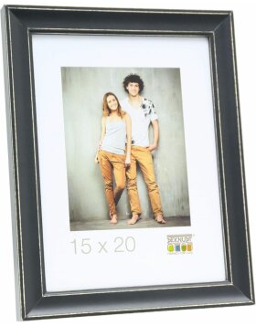 black wooden frame LONA in 13x18 cm format