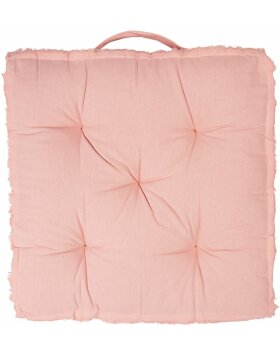 Cushion with foam 45x45x8 cm pink KG029.001P