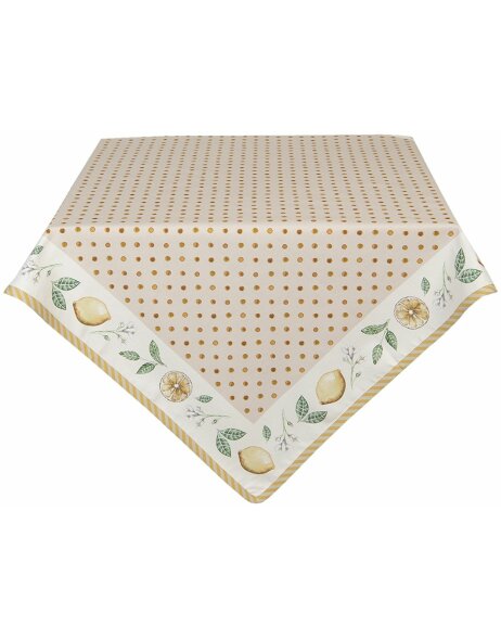 Tablecloth 150x150 cm beige LEL15