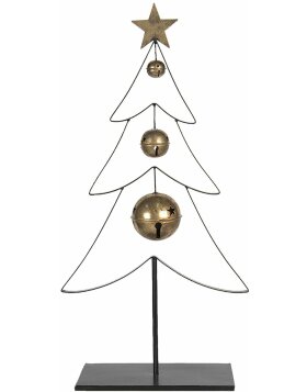 Decoration christmas tree 37x15x72 cm gold 5Y0745