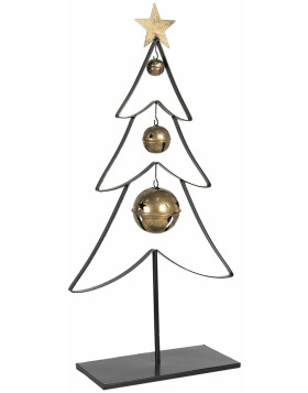 Decoration christmas tree 37x15x72 cm gold 5Y0745