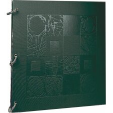 Álbum de anillas Laberinto - negro 30x30 cm