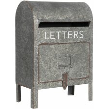 Boîte aux lettres 28x16x40 cm gris 6Y4220