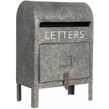 Boîte aux lettres 28x16x40 cm gris 6Y4220