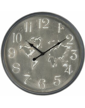 Reloj de pared &Oslash; 48x6 cm - 1xAA gris 6KL0696