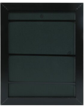 13x18 cm Cadre plastique ADUL en noir-argenté