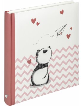 Album per bambini Little Panda rosa 28x30,5 cm