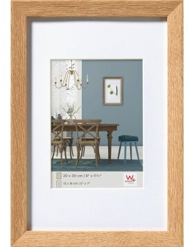 Fiorito wood frame 30x45 cm oak light