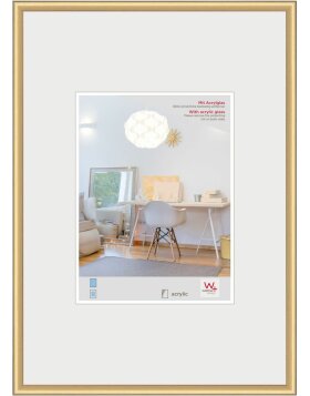Picture Frame New Lifestyle 30x42 cm gold acrylic glass