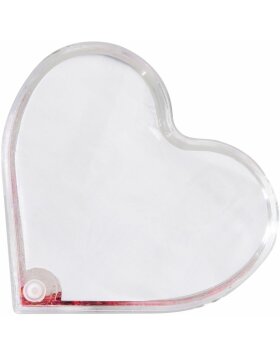 Acrylic frame Heart 9,4x7,6 cm