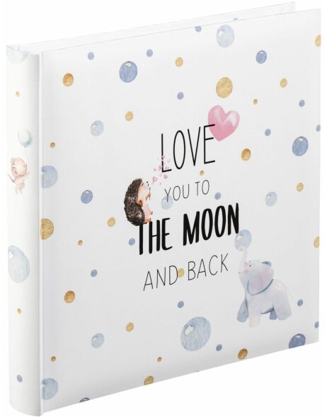 Hama Babyalbum To The Moon 25x25 cm 50 wei&szlig;e Seiten