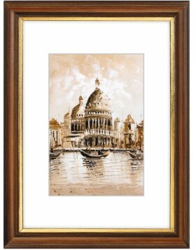 Venice Wooden Frame 10x15 cm brown