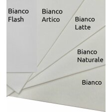 Mat 20x28 cm - 13x18 cm  Bianco Flash