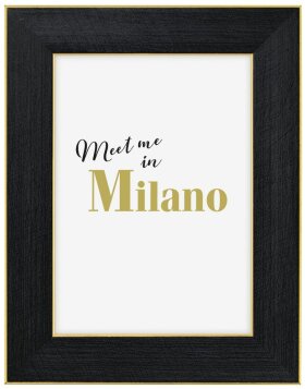 Cadre photo Milano 10x15 cm et 13x18 cm noir