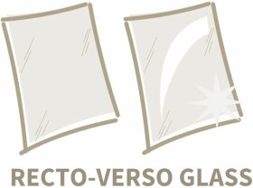 Cornice di vetro 60x80 cm Premium Glass