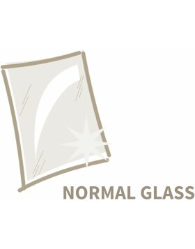 Deknudt Bilderrahmen Glas 40x50 cm Normalglas