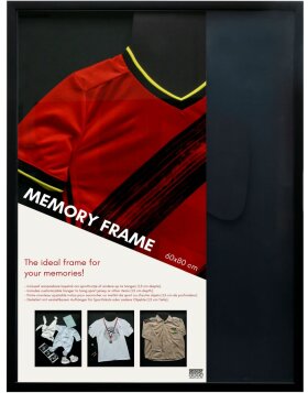 Shirt Picture Frame 60x80 cm black T-Shirt Frame