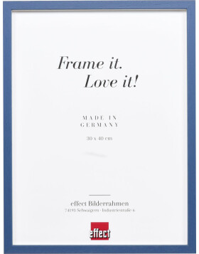 Effect wooden frame profile 35 blue 10x15 cm normal glass...