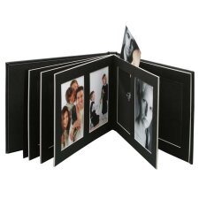 Passepartout album 20 zdjec JOLANA15x20 cm w kolorze czarnym