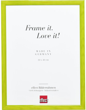 Effect Wooden Frame Profile 89 green 13x13 cm Museum Glass