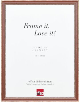 Effect wooden frame profile 38 brown 14,8x21 cm normal glass
