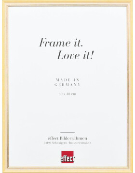 Effect solid wood frame Profile 25 yellow 15x20 cm Museum...