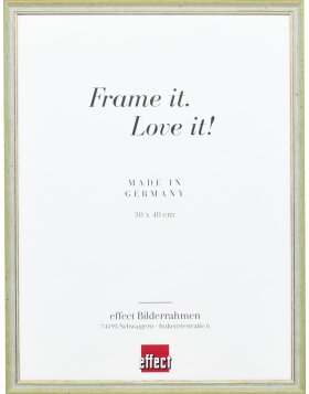 Effect solid wood frame Profile 25 green 15x20 cm Museum...