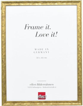 Effect Wooden Frame Profile 2070 Museum Glass 15x20 cm gold