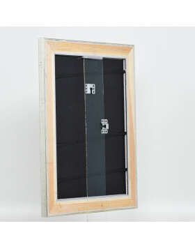 Efekt Rama drewniana Profil 95 srebrny 15x20 cm Szkło zwykłe