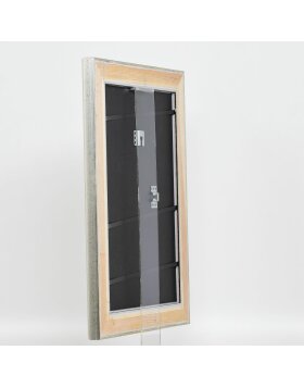 Efekt Rama drewniana Profil 95 srebrny 15x20 cm Szkło zwykłe