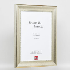 Effect wooden frame profile 95 silver 15x20 cm normal glass
