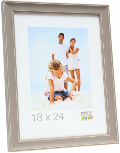 LONA wooden picture frame painted beige 20x25 cm