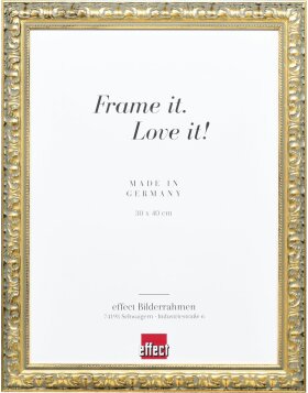 Effect wooden frame profile 94 gold 20x20 cm normal glass