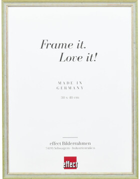 Effect solid wood frame Profile 25 green 20x20 cm Museum...
