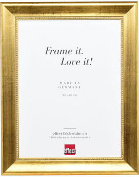 Effect wooden frame profile 95 gold 20x25 cm normal glass