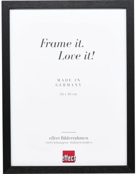 Effect wooden frame profile 33 black 20x30 cm acrylic glass