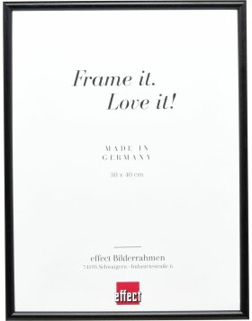 Effect solid wood frame profile 20 black 24x30 cm museum glass
