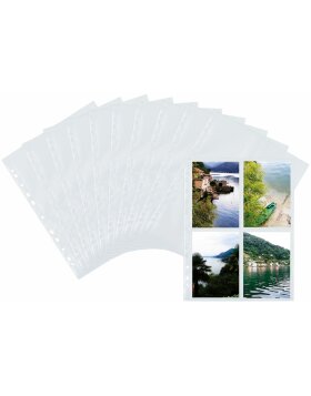 Fotophan-Sichthüllen 10x15cm hoch weiß 10 Hüllen