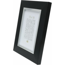plastic frame S41N black-silver 30x30 cm