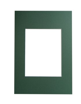 Schrägschnitt-Passepartout grün 20x30