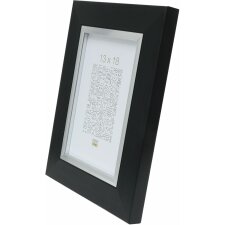 plastic frame S41N black-silver 30x40 cm