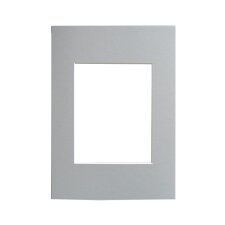 bevel cut mat- 18x24 cm - grey