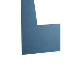 light blue bevel cut mat- 13x18 cm