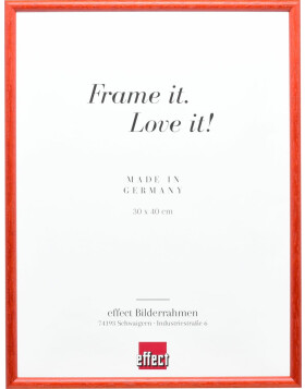 Effect solid wood frame profile 20 red 30x45 cm museum glass