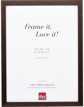 Effect wooden frame profile 33 wenge 40x40 cm museum glass