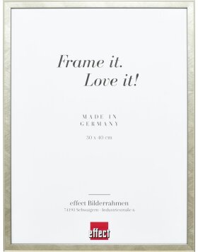 Effect solid wood frame profile 29 silver 40x50 cm Clear...