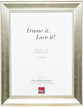 Effect wooden frame profile 95 silver 40x50 cm...