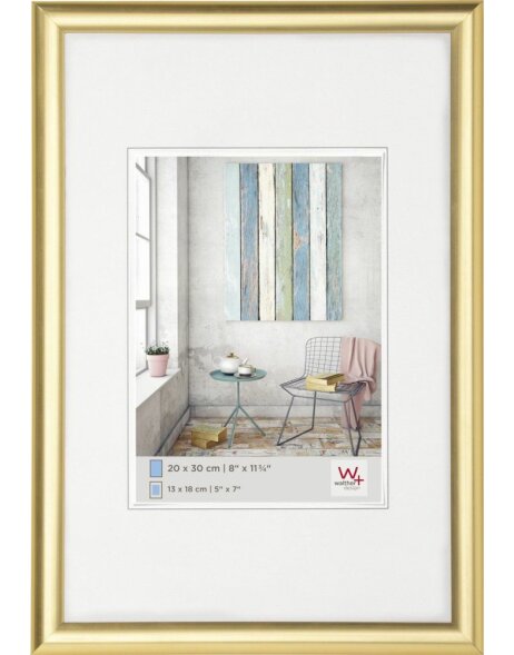 TRENDSTYLE 40x50 cm - golden-metallic picture frame