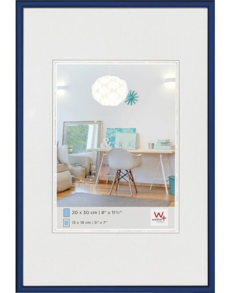 Kunststof lijst new lifestyle - 10x15 cm - blauw