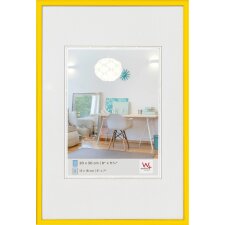 plastic frame 13x18 cm yellow